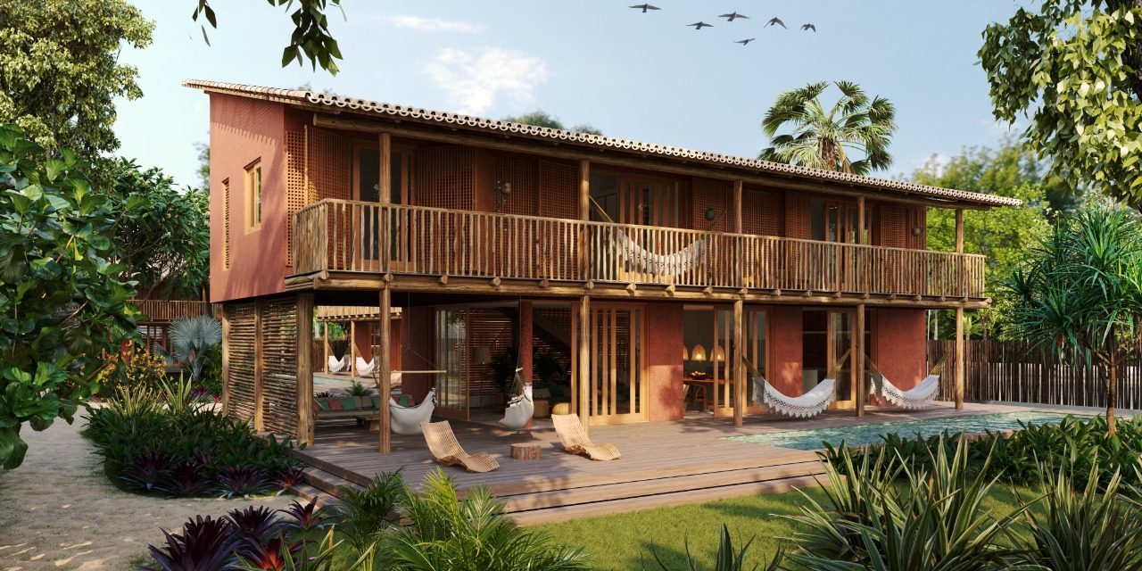 Kite Houses with 3 suites in Jericoacoara – Preá Beach